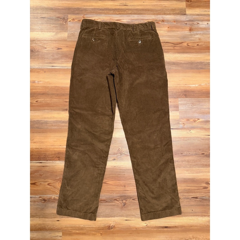 LL Bean Mens Comfort Waist Corduroy Pants Sepia Brown 36x34 - Picture 2 of 5